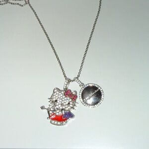 Hello Kitty Sagittarius silver necklace